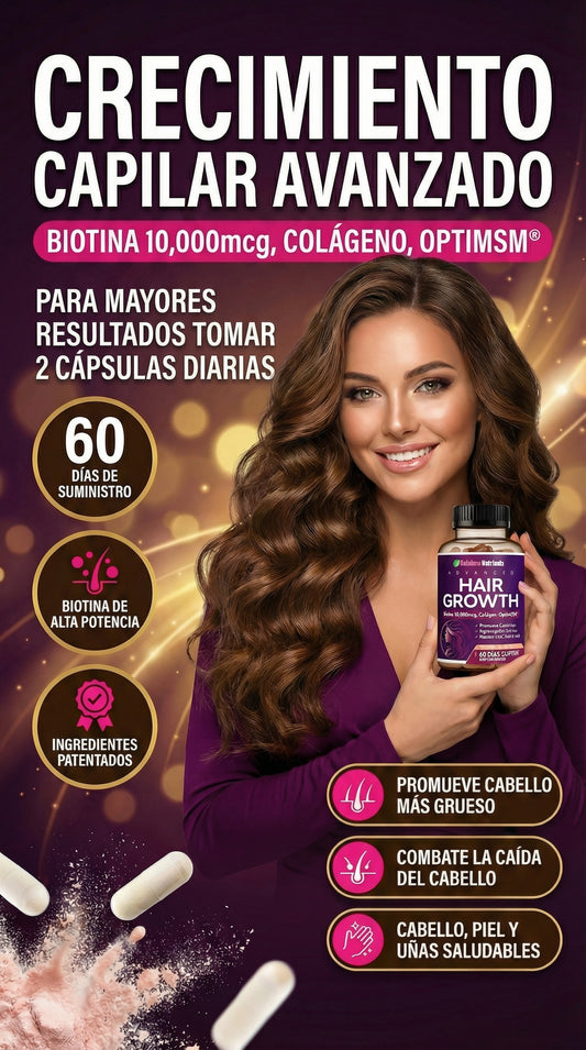 HAIR GROWTH - CRECE TU PELO COMO ANTES